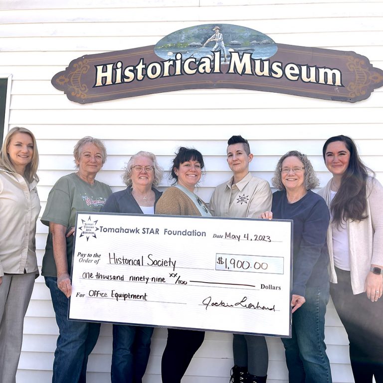Tomahawk Historical Society grant from STAR Foundation